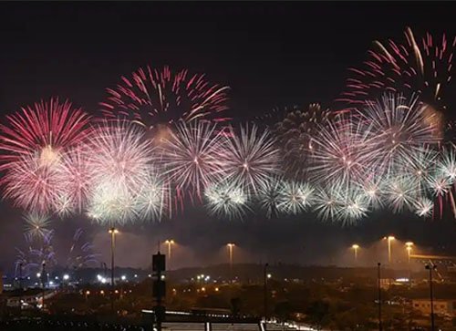 友谊县焰火晚会